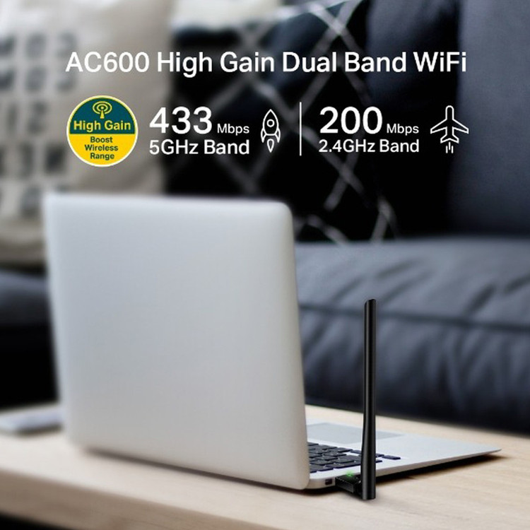 USB کارت شبکه تی پی-لینک مدل Archer T2U Plus