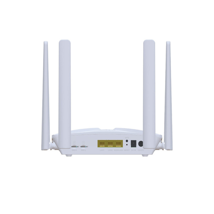 مودم روتر 4G دی-لینک مدل DWR-M922 با اتصال سیمکارت، پشتیبانی همزمان 32 کاربر، آنتن خارجی، رابطهای RJ-45 LAN و WAN، مناسب استفاده خانگی و منبع تغذیه آداپتور برق 220 ولت