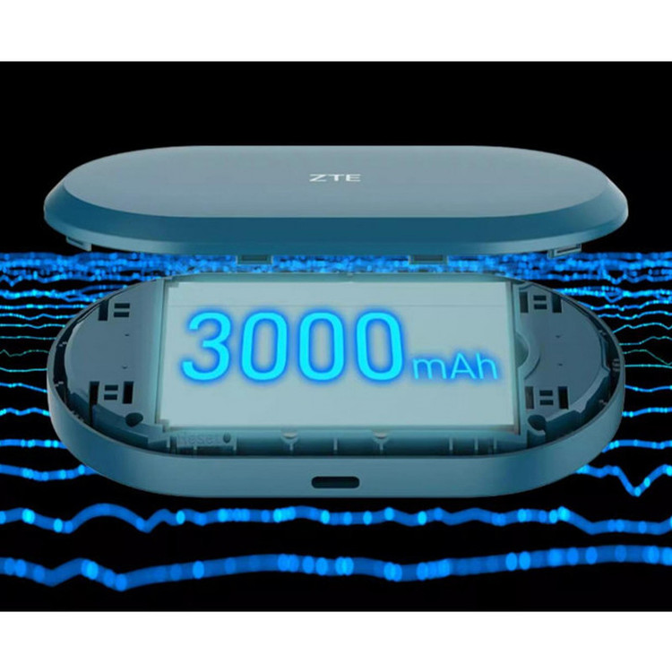 مودم روتر 4G LTE قابل حمل زد تی ای مدل U10S Pro با پشتیبانی از 32 کاربر، باتری و نشانگر LED