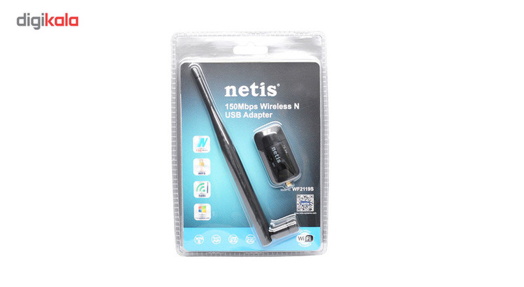 کارت شبکه بی سیم USB نتیس مدل WF2119S