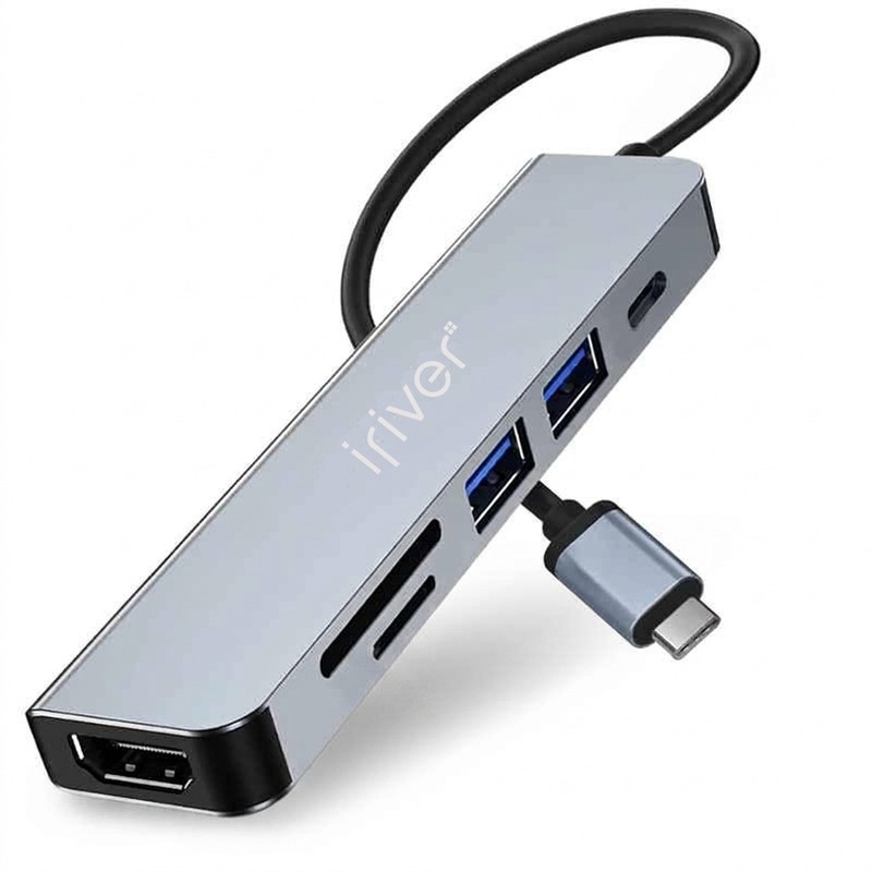 هاب و کارت خوان 5 پورت USB-C آیریور  مدل TC2-4K