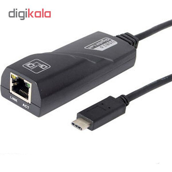 مبدل USB-C به Ethernet مدل AY25