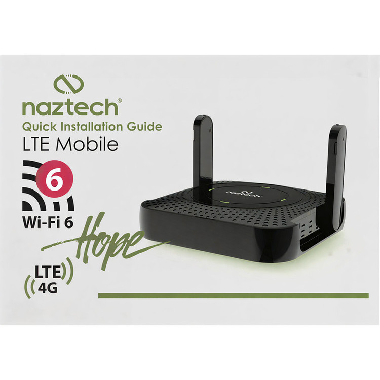 مودم روتر همراه و رومیزی LTE نزتک مدل HOPE با پشتیبانی از وایفای 6 و 30 کاربر، دارای باتری 4000 میلیآمپرساعت، اتصال LAN و درگاه USB Type-C
