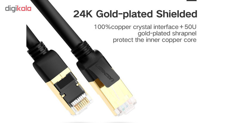 کابل شبکه CAT7 یوگرین مدل NW107 طول 2 متر