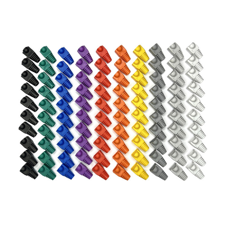 محافظ سوکت شبکه RJ45 مدل 10 بسته 100 عددی