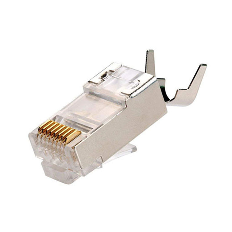 سوکت شبکه Cat7 UTP مدل RJ45 بسته 100 عددی