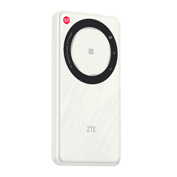 مودم جیبی 5G زد تی ای مدل U30 Air با باتری 4500 میلیآمپر ساعت، پشتیبانی از 10 کاربر همزمان، اتصال بیسیم Wi-Fi و درگاه USB Type-C برای اینترنت پرسرعت همراه