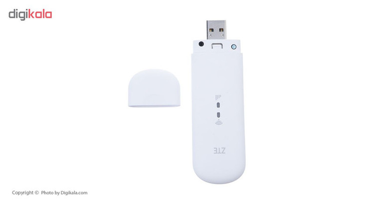 مودم USB سیم کارتی قابل حمل زد تی ای مدل MF79U با پشتیبانی شبکه 4G LTE، قابلیت اتصال دو آنتن خارجی، چیپست Cortex-R7 و ورودی کارت حافظه microSD