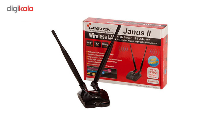 کارت شبکه USB بی سیم جی تک Janus II