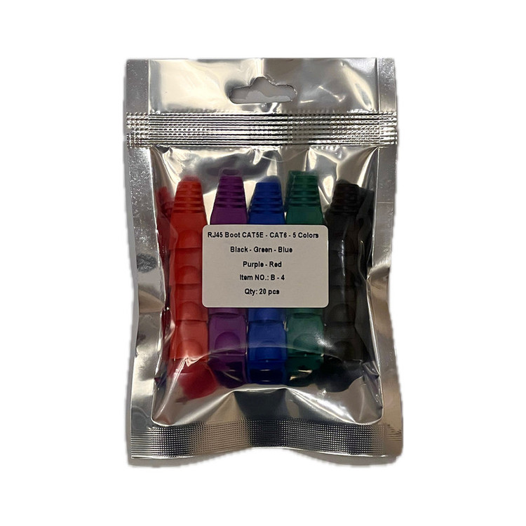 محافظ سوکت شبکه RJ45 مدل B-4 بسته 20 عددی