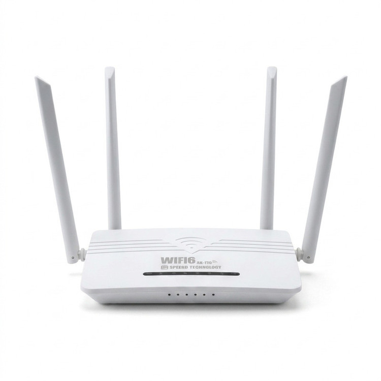 مودم روتر سیمکارتی 4G LTE اسفیورد مدل T843 با 4 پورت شبکه، وایفای نسل 6 و پشتیبانی همزمان از 20 کاربر