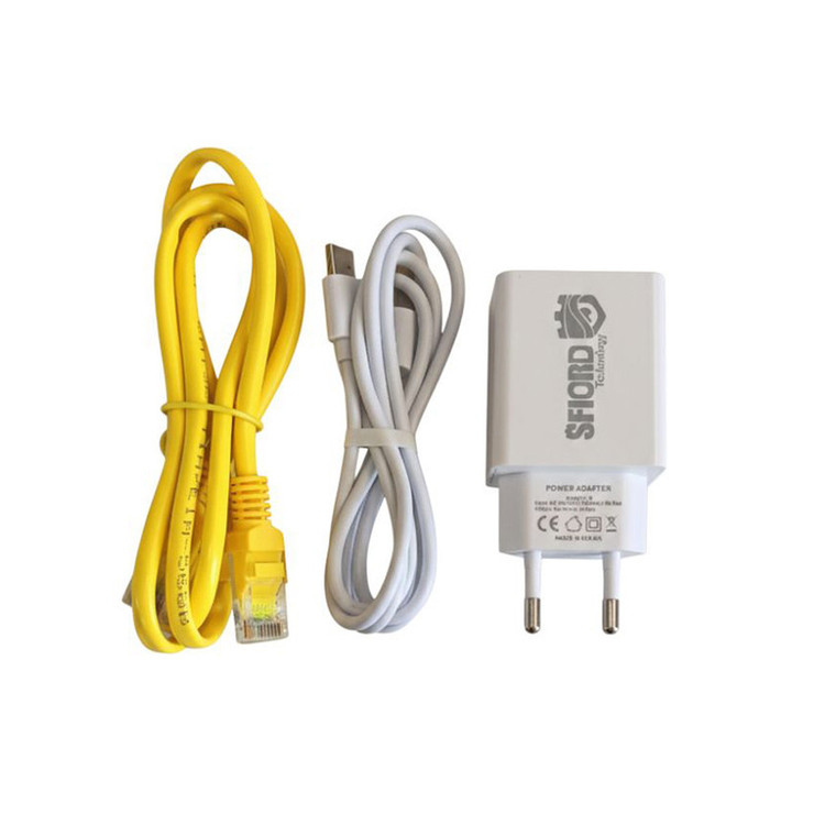 مودم روتر سیمکارتی 4G LTE اسفیورد مدل T843 با 4 پورت شبکه، وایفای نسل 6 و پشتیبانی همزمان از 20 کاربر