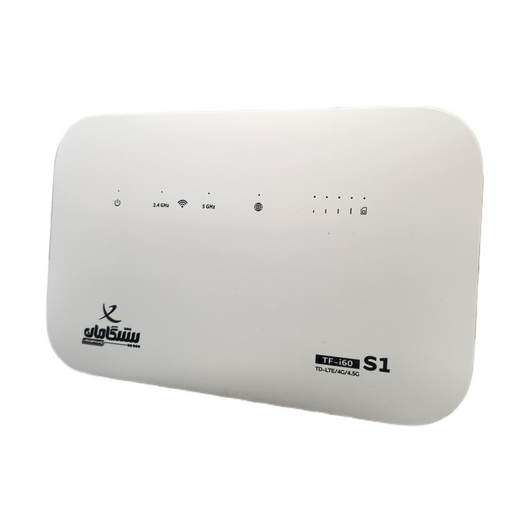 مودم روتر 4G و TD-LTE پیشگامان مدل TF-i60 S1 با پشتیبانی از 32 کاربر، اتصال وایفای و پورت RJ-45 LAN، بههمراه سیمکارت و بسته اینترنت 1000 گیگابایتی 6 ماهه