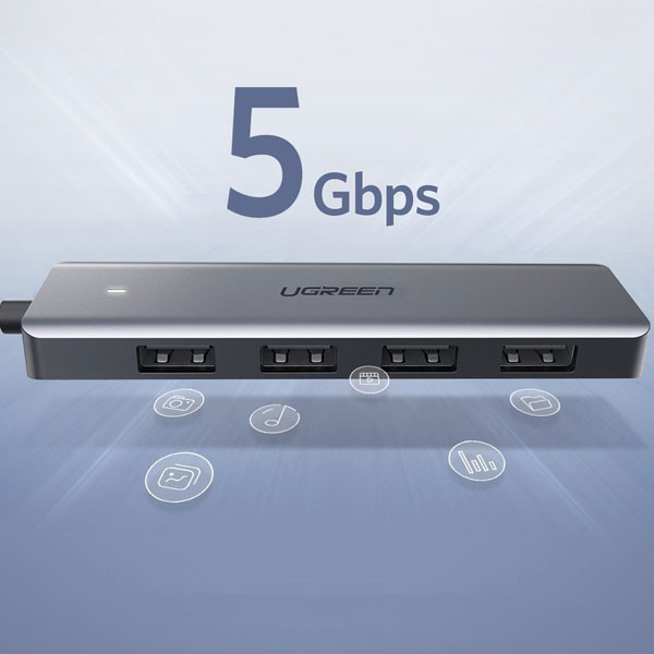 هاب 4 پورت USB-C یوگرین مدل UG-70336