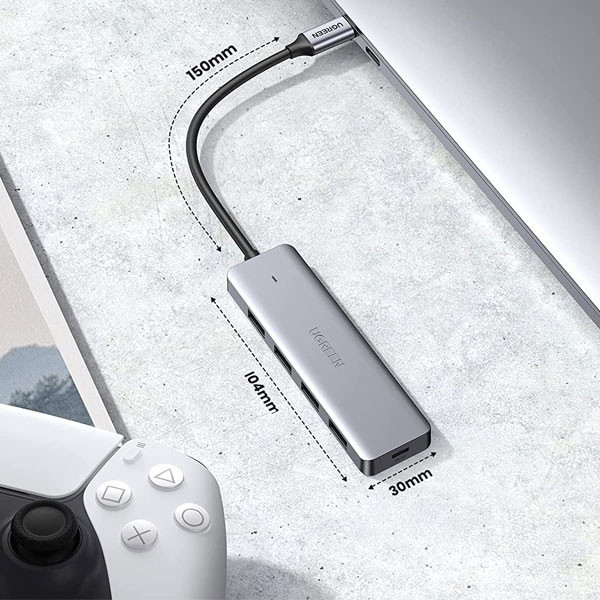 هاب 4 پورت USB-C یوگرین مدل UG-70336