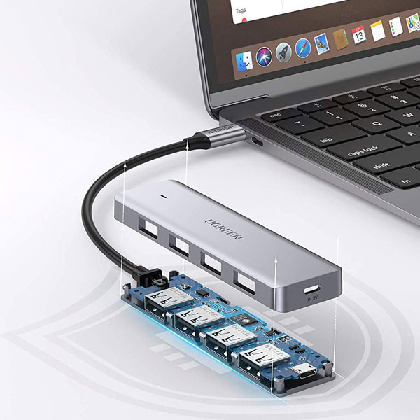 هاب 4 پورت USB-C یوگرین مدل UG-70336