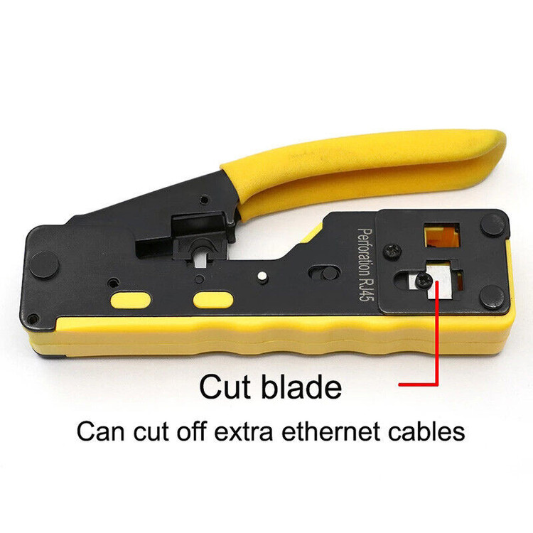 آچار سوکت زن شبکه مدل OPEN END-CAT7 به همراه تیغ بسته 3عددی
