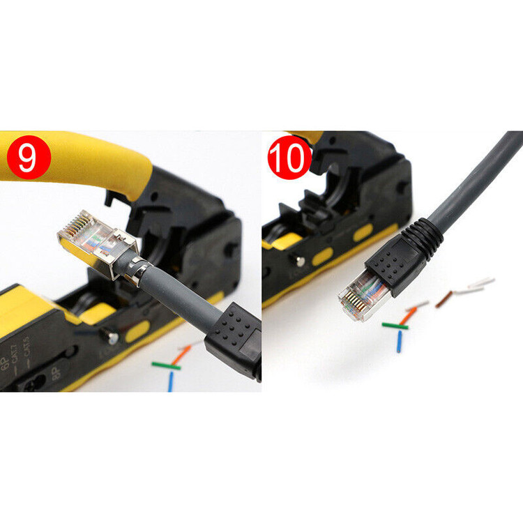 آچار سوکت زن شبکه مدل OPEN END-CAT7 به همراه تیغ بسته 3عددی