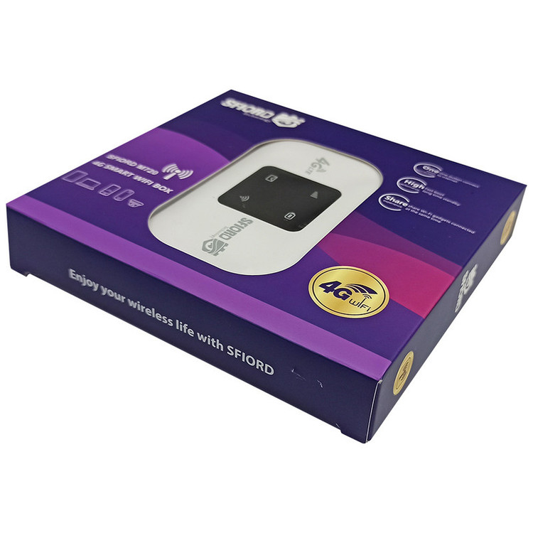 مودم جیبی 4G LTE اسفیورد مدل M720 با باتری 3000 میلیآمپر ساعت، پشتیبانی از 4.5G، اتصال همزمان تا 10 کاربر، سرعت دانلود 150 مگابیت بر ثانیه، وایفای 802.11b/g/n و قابلیت اتصال USB