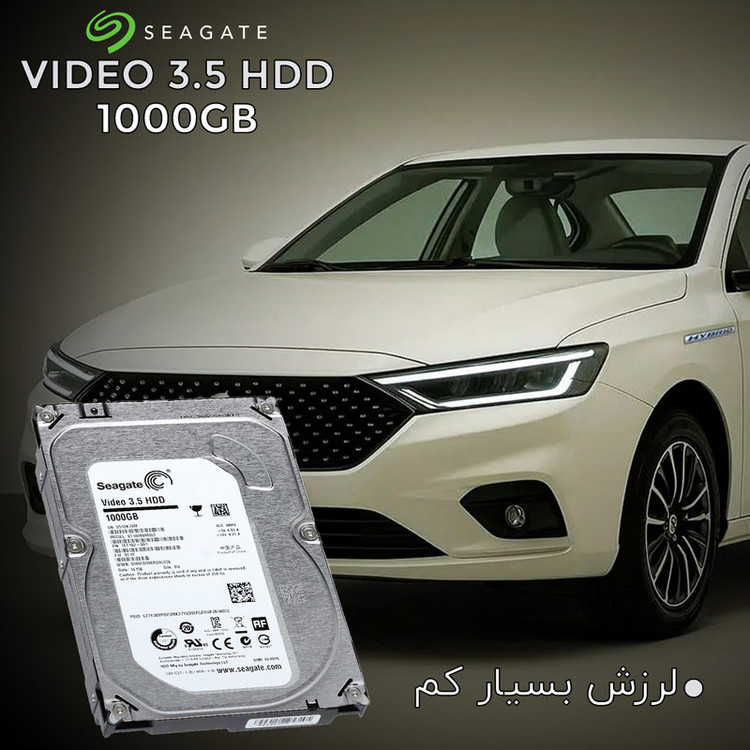 هارد دیسک اینترنال سیگیت با رابط SATA 3.0 مدل Seagate Video 3.5 HDD 1000GB ظرفیت 1 ترابایت