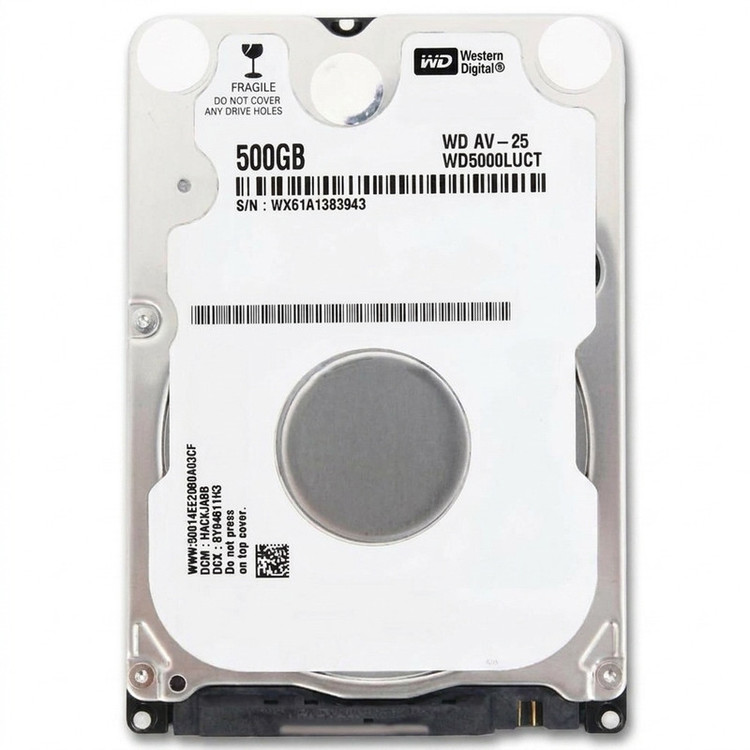 هارددیسک وسترن دیجیتال مدل WD5000LUCT ظرفیت 500 گیگابایت