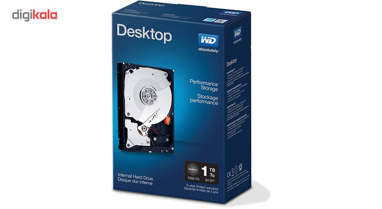 هارددیسک اینترنال وسترن دیجیتال مدل Black WD1003FZEX ظرفیت 1 ترابایت