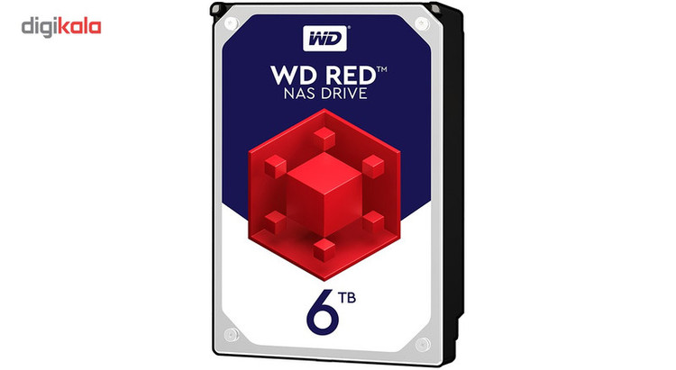 هارددیسک اینترنال وسترن دیجیتال مدل Red WD60EFRX ظرفیت 6 ترابایت