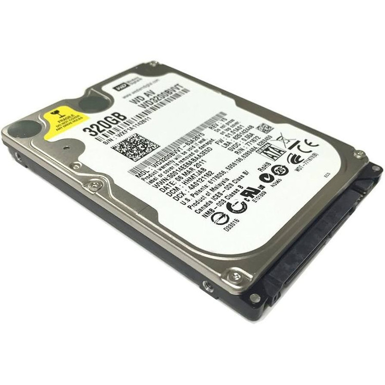 هارددیسک اینترنال وسترن دیجیتال مدل WD3200BVVT-63a26y0 ظرفیت 320 گیگابایت