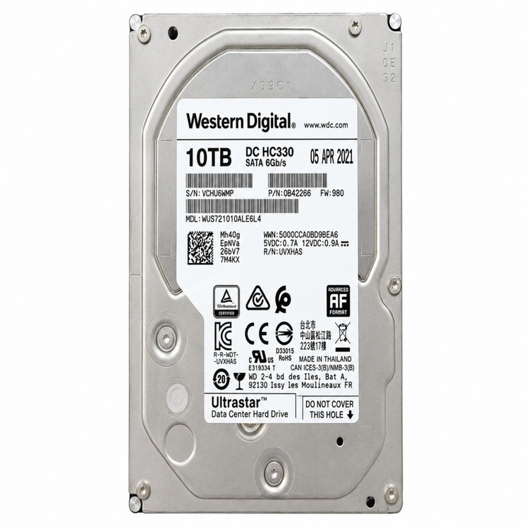 هارد اینترنال اولترا استار مدل WD-WUS721010ALE6L4 DC HC330 ظرفیت 10 ترابایت
