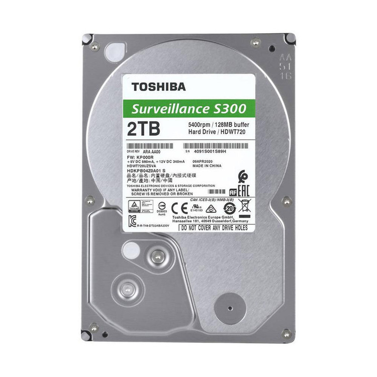 هارد دیسک اینترنال توشیبا مدل S300 ظرفیت 2 ترابایت